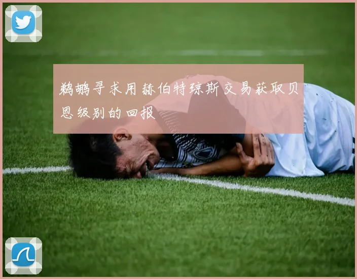 鹈鹕寻求用赫伯特琼斯交易获取贝恩级别的回报